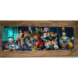 Kingdom Hearts 4x12‎ Metal Wall Sign
